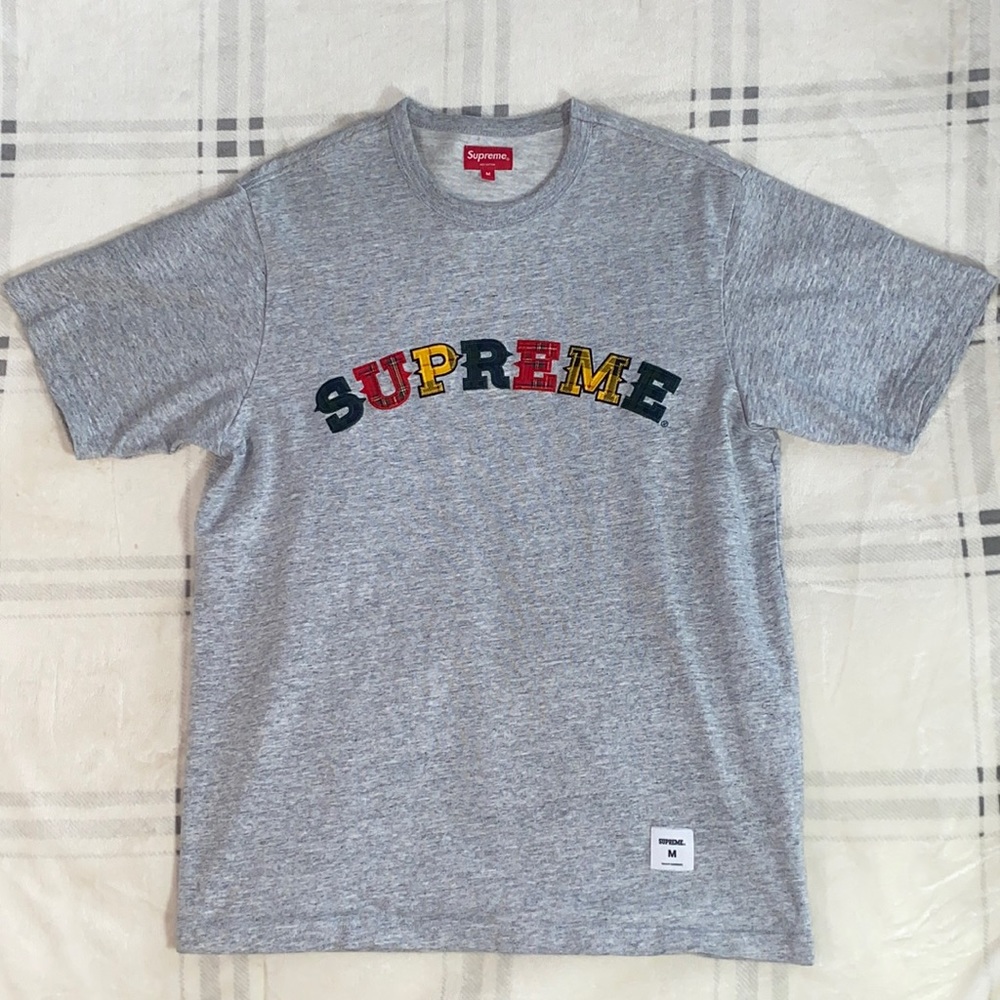 Supreme Plaid Appliqué S/S T-Shirt